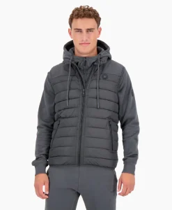 Airforce Bodywarmer Padded Donkergrijs*Heren Jassen