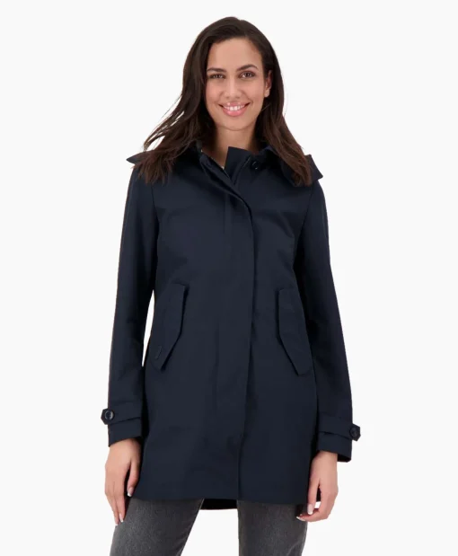 Airforce Parka Long Technical Shell Donker Blauw*Dames Jassen