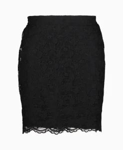 Alix The Label Minirok Ladies Woven Lace Mini Zwart*Dames Rokken