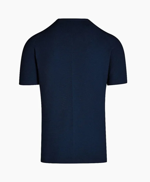 Alpha Tauri T-Shirt Korte Mouw Fosos Donker Blauw*Heren T-Shirts