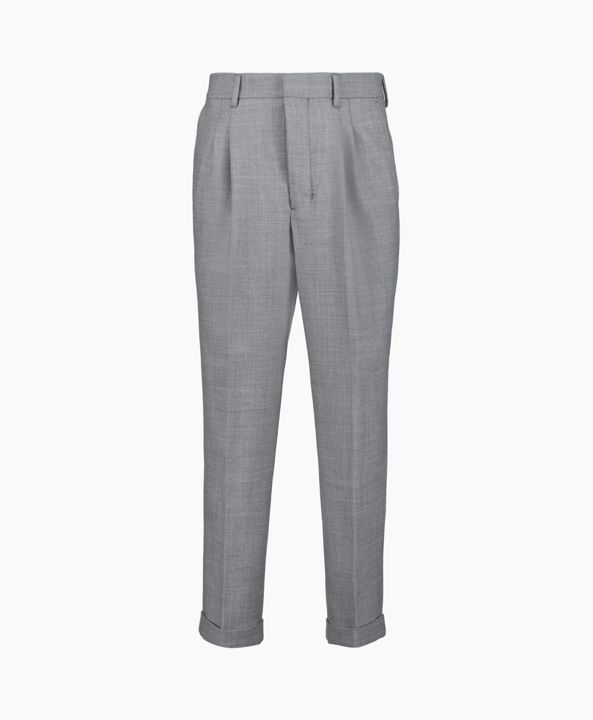 Ami Paris Broek Carott Fit Antraciet*Heren Broeken