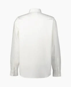 Ami Paris Overhemd Boxy Fit Wit*Heren Overhemden