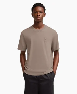 Ami Paris T-Shirt Korte Mouw Adc Taupe*Heren T-Shirts