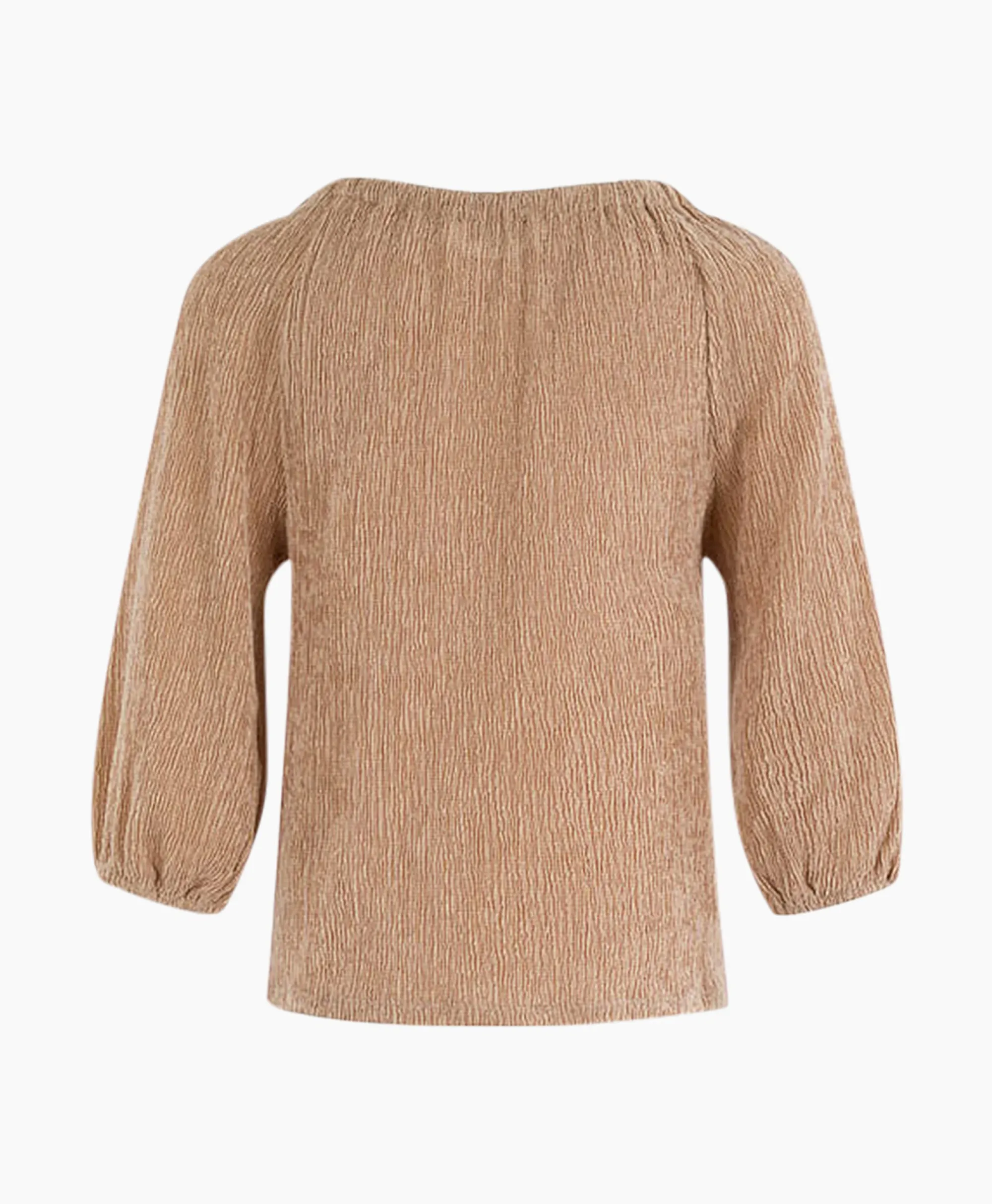 Anna Van Toor Blouse 26A05-03373 Zand*Dames T-Shirts & Tops