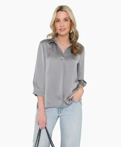 Anna Van Toor Blouse 32A05-03274 Zilver*Dames Blouses