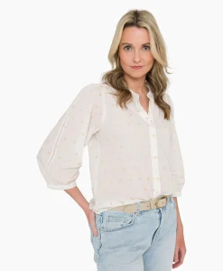 Anna Van Toor Blouse 17A05-03065C Off White*Dames Blouses