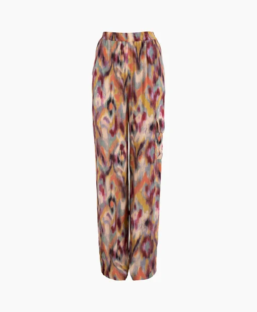 Anna Van Toor Broek 26A02-03208 Zand*Dames Broeken