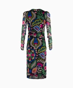 Anna Van Toor Jurk 26A06-03636 Zwart*Dames Jurken