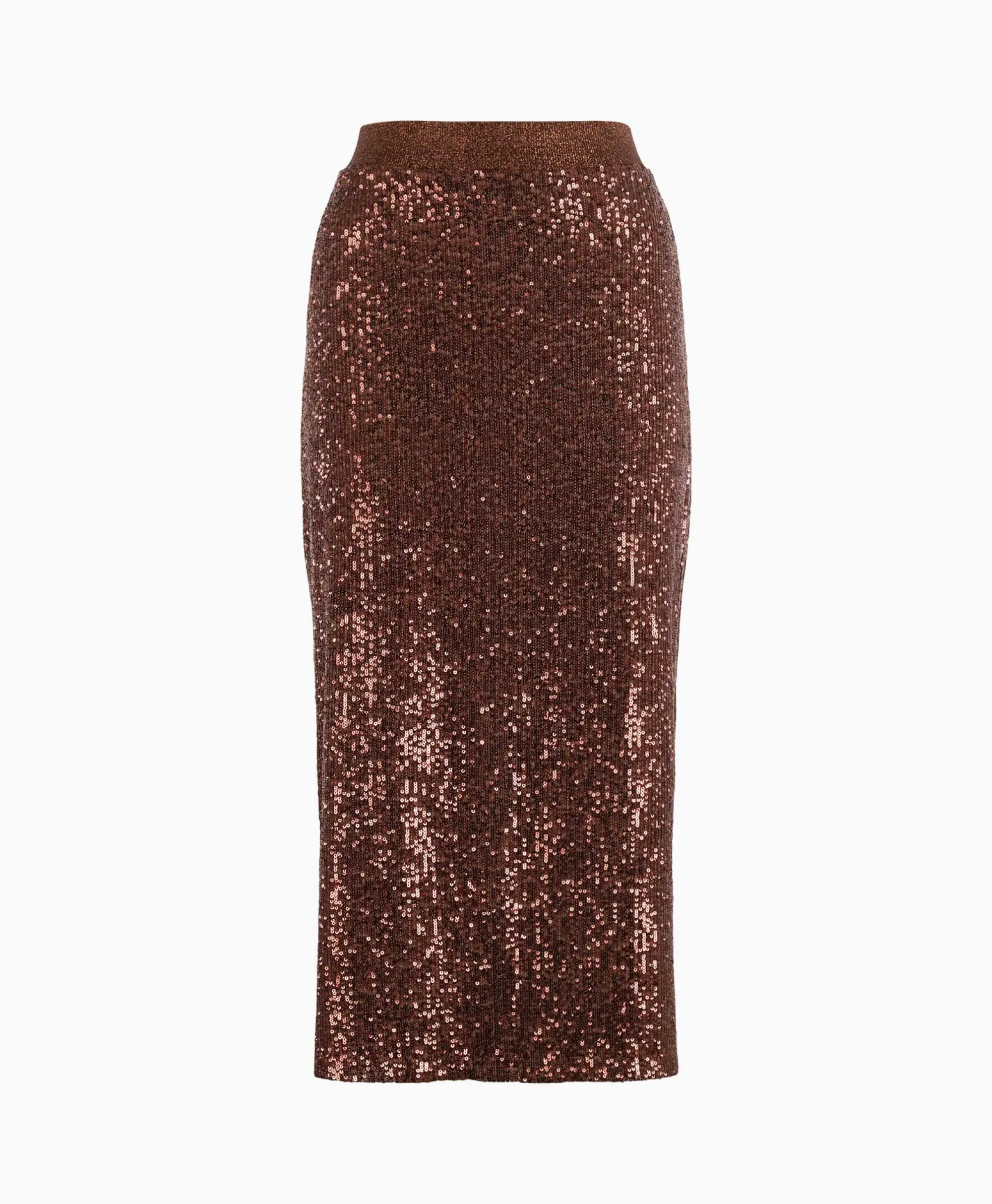 Anna Van Toor Rok 74A03-02616B Brons*Dames Rokken