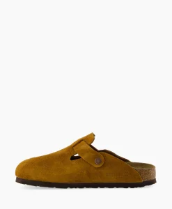 Birkenstock Instapper Boston Sfb Bruin*Heren Instappers