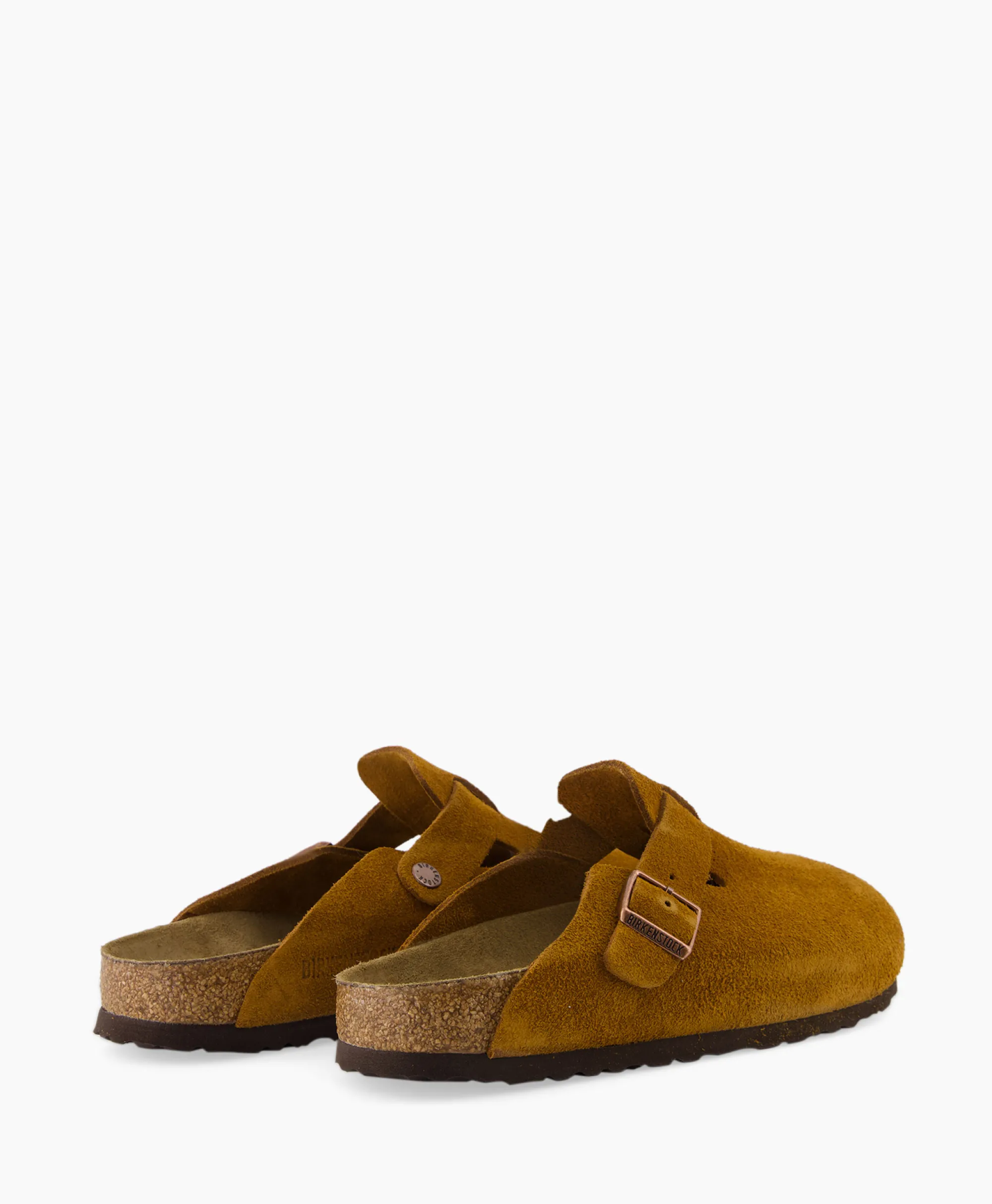 Birkenstock Instapper Boston Sfb Bruin*Heren Instappers