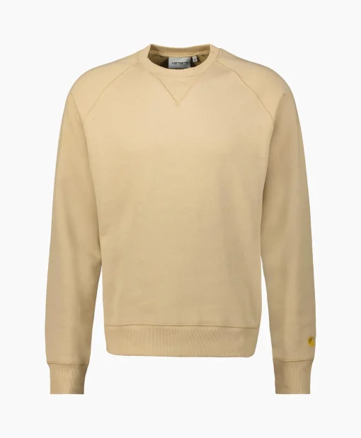 Carhartt Wip Sweater Chase Beige*Heren Truien