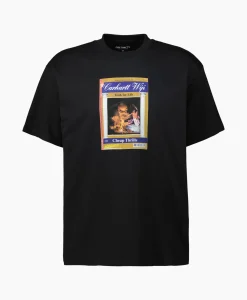 Carhartt Wip T-Shirt S/S Cheap Thrills Organic Cotton Zwart*Heren T-Shirts
