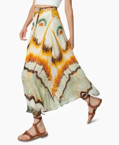 Chufy Maxi Rok Jasmine Geel*Dames Rokken