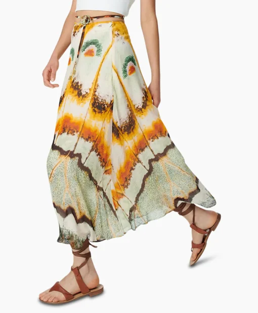 Chufy Maxi Rok Jasmine Geel*Dames Rokken