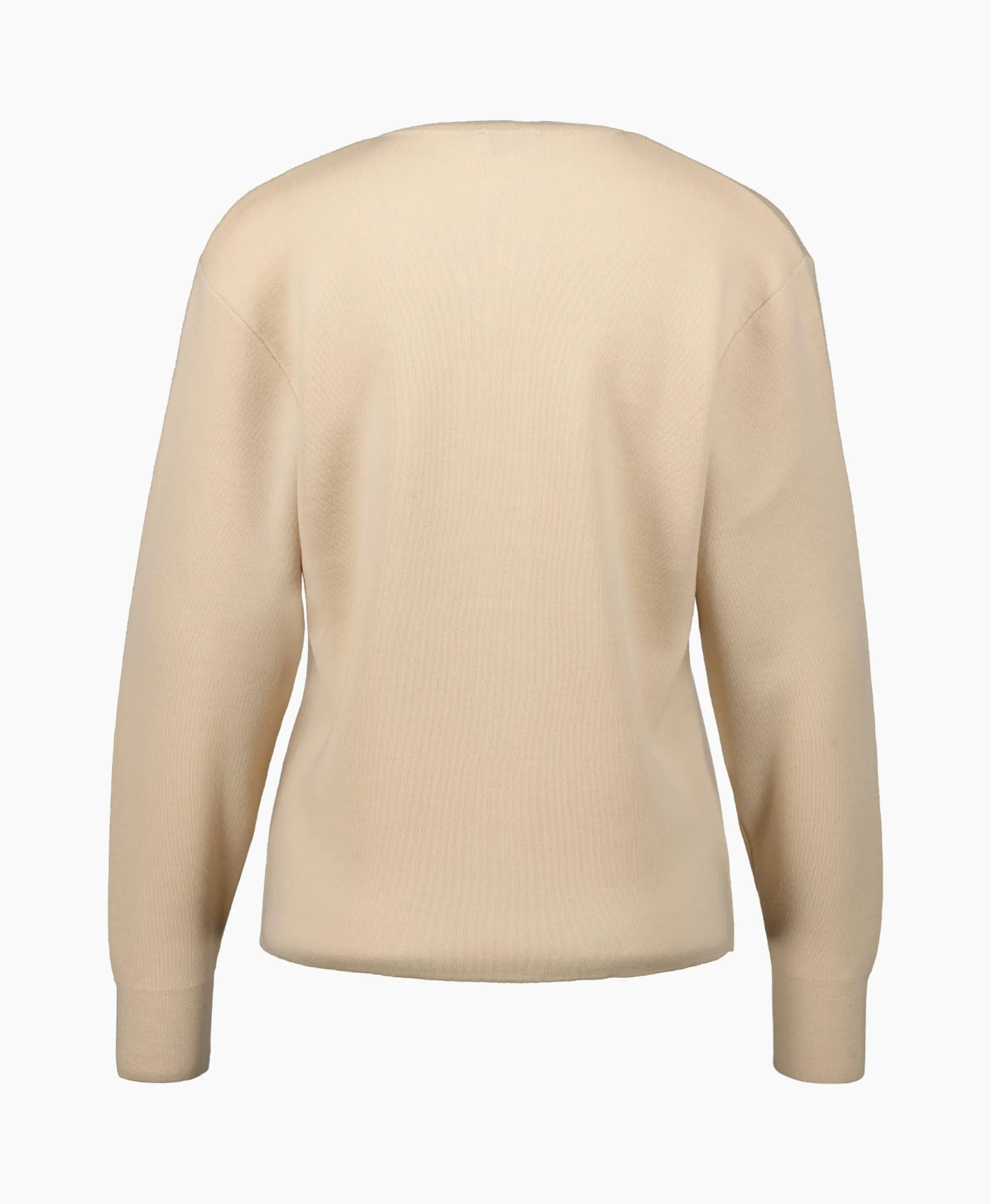 Closed Pullover Crew Neck Henley Beige*Dames Truien