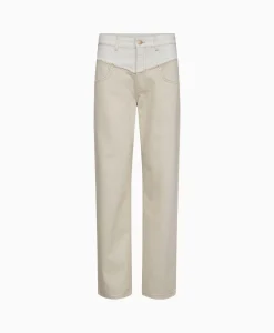 Co'couture Co'Couture Jeans Flash Long Blockoff White*Dames Broeken