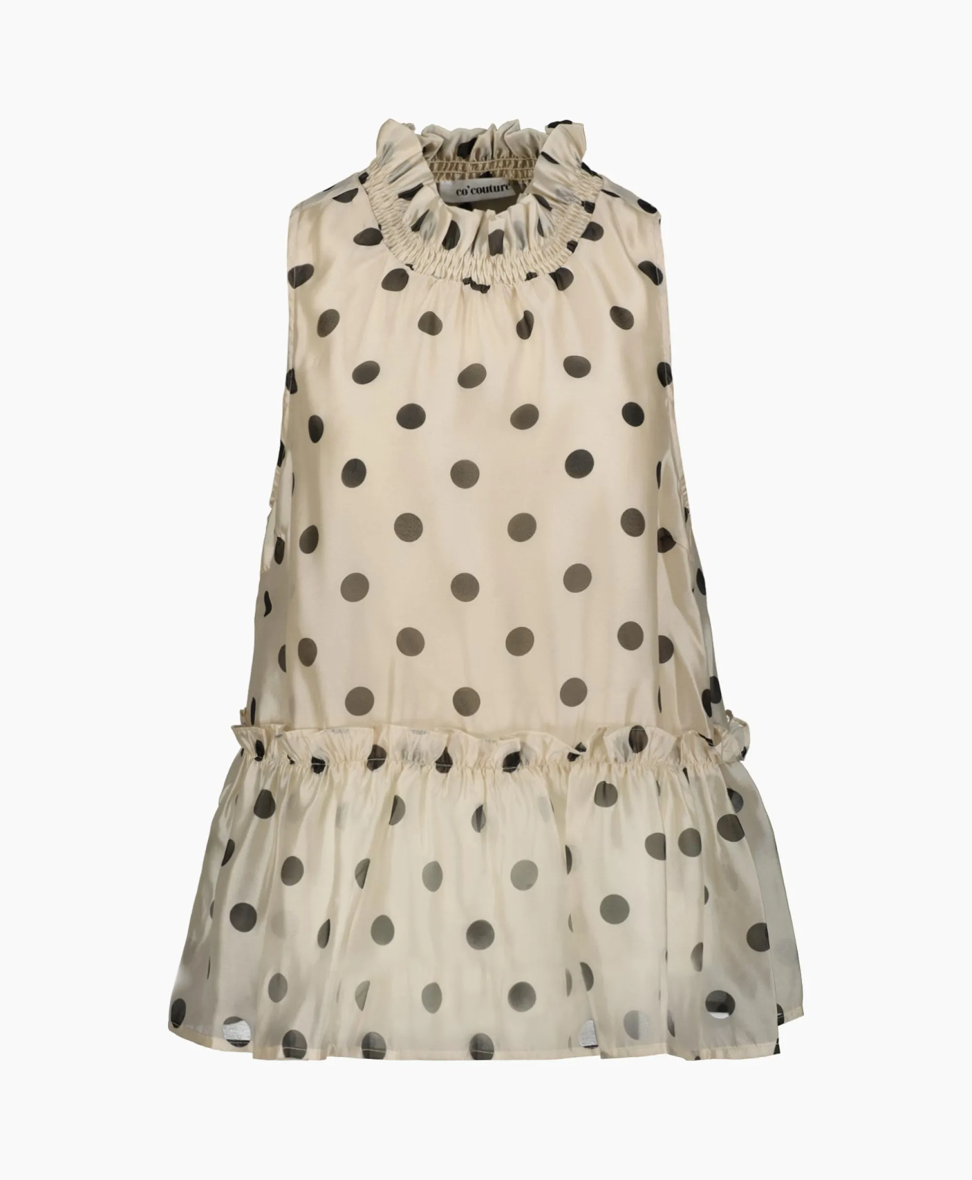 Co'couture Co'Couture Top Drewcc Dot Halterneck Zwart*Dames T-Shirts & Tops