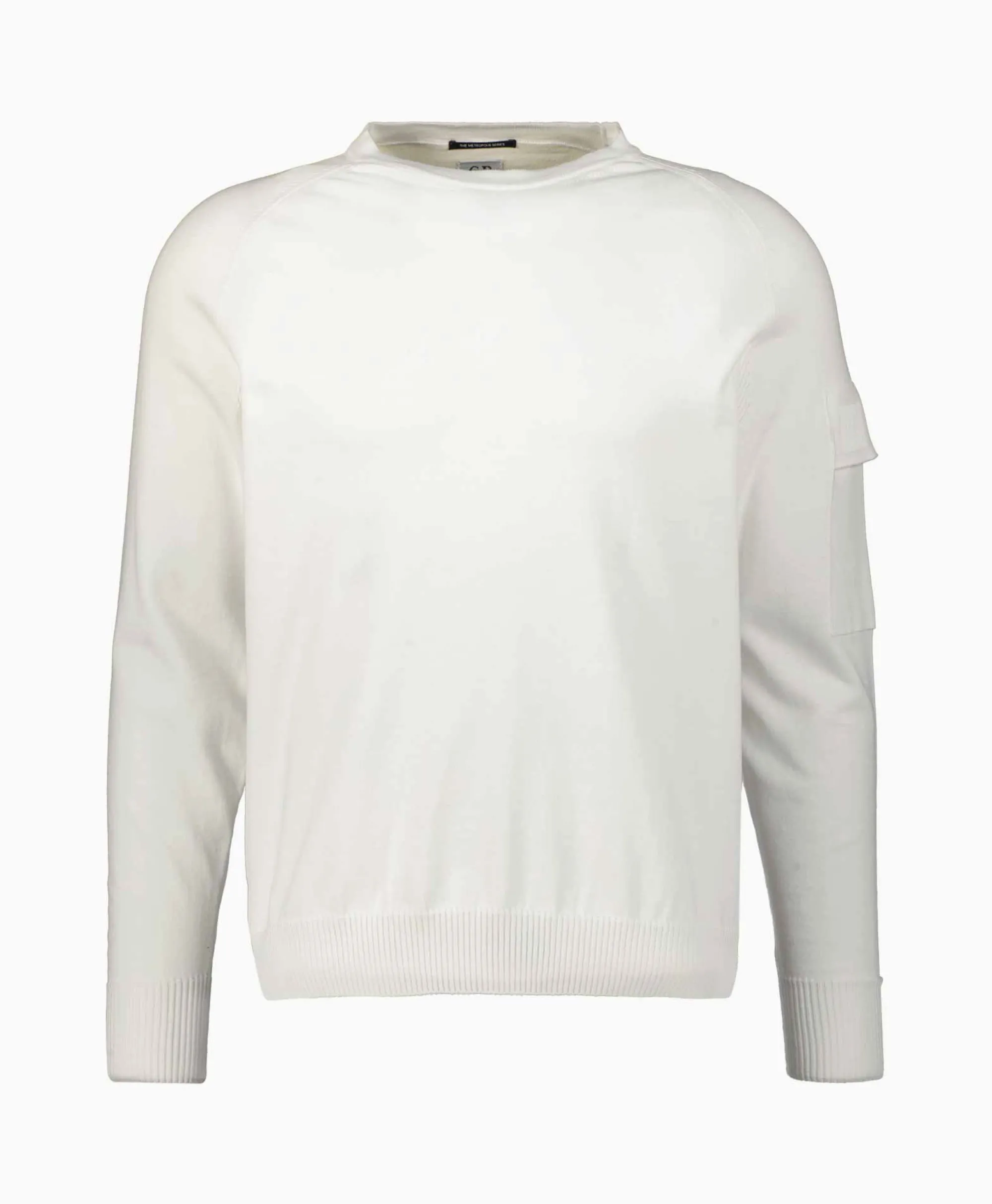 Cp Company Pullover Metropolis Cotton Stretch Wit*Heren Truien