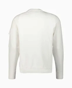 Cp Company Pullover Metropolis Cotton Stretch Wit*Heren Truien