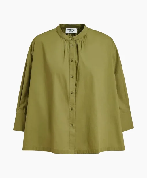 Essentiel Antwerp Blouse February Olijf*Dames Blouses