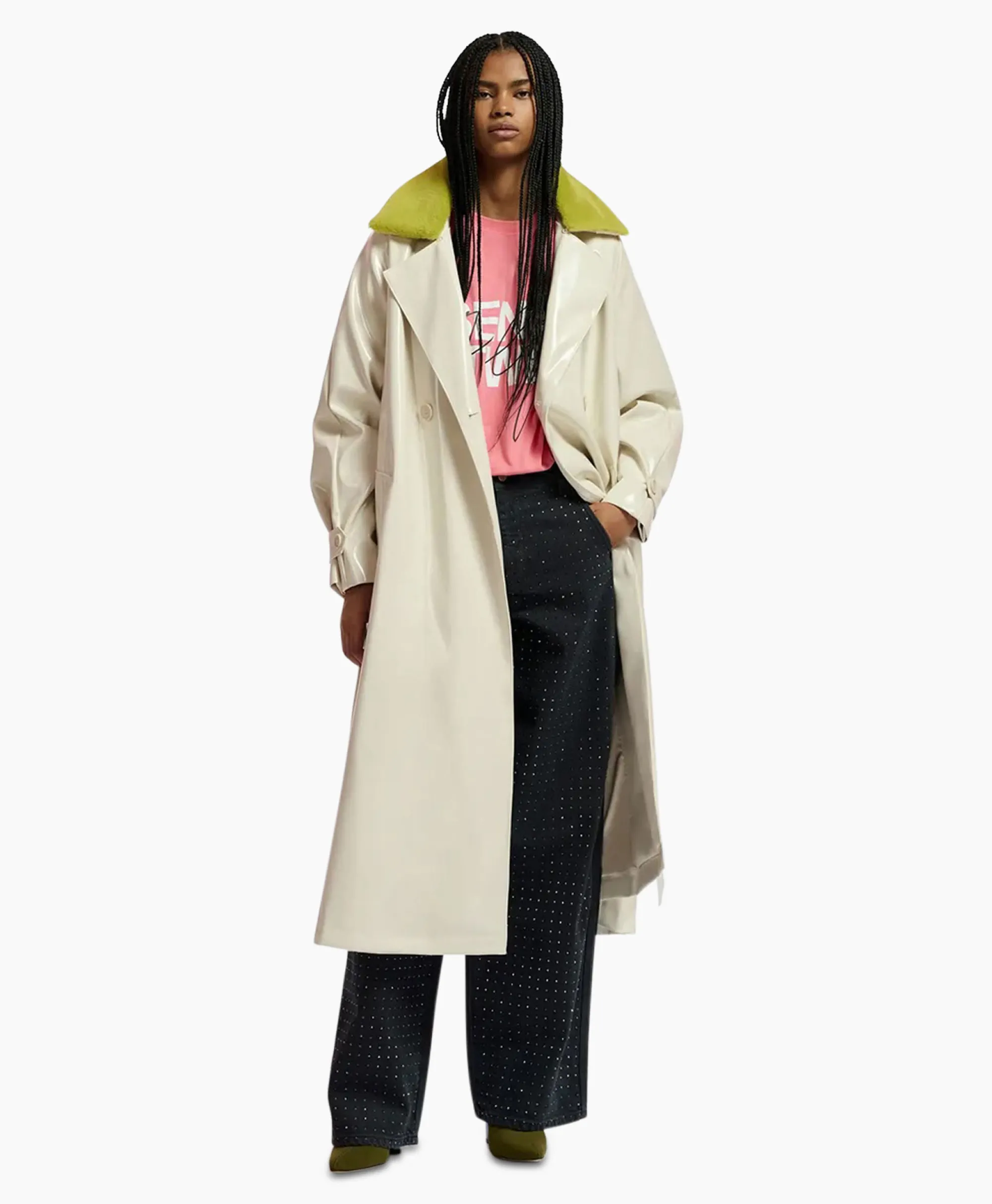 Essentiel Antwerp Mantel Feeling Off White*Dames Jassen