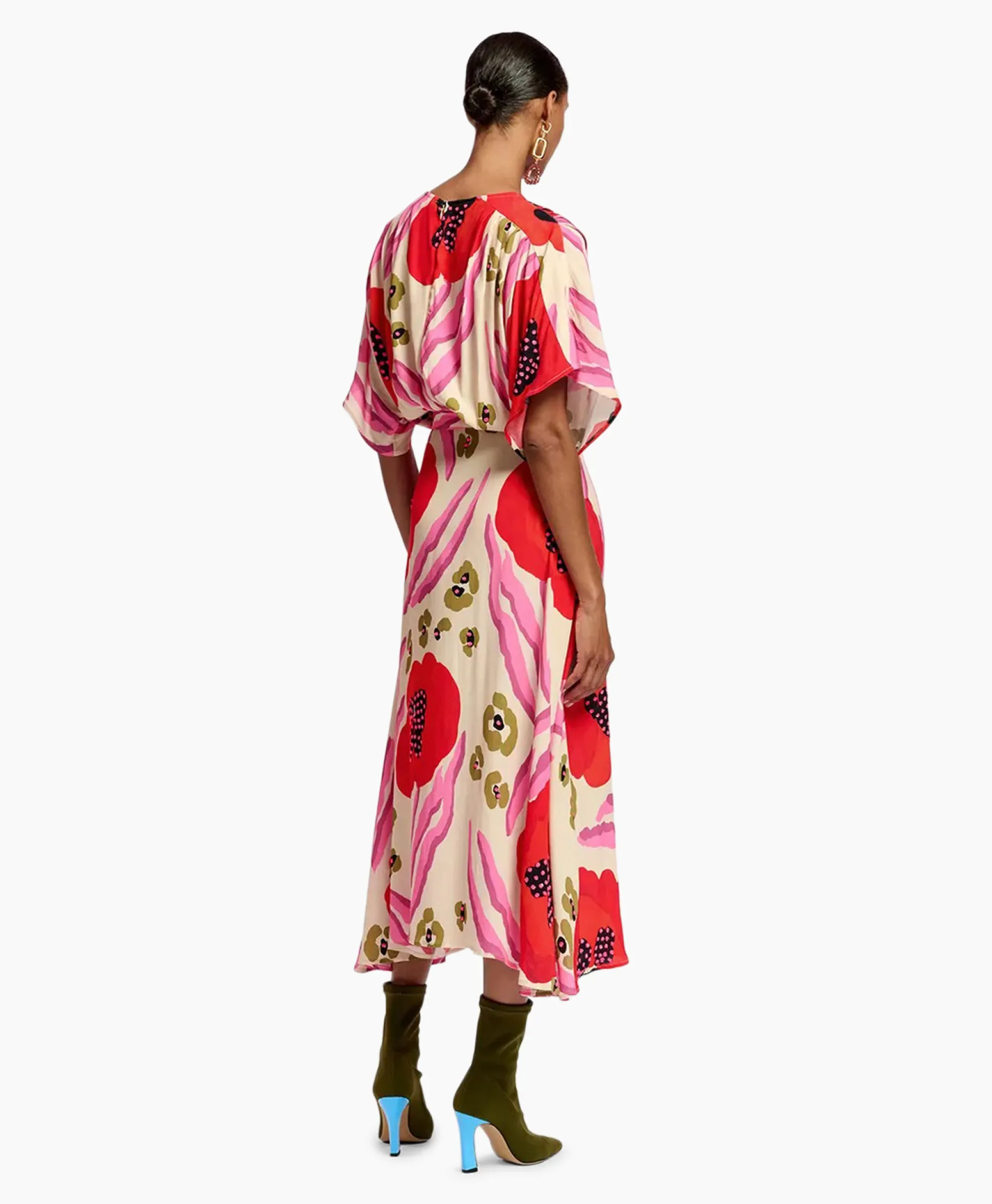 Essentiel Antwerp Midi Jurk Frikart Off White*Dames Bruiloftskleding