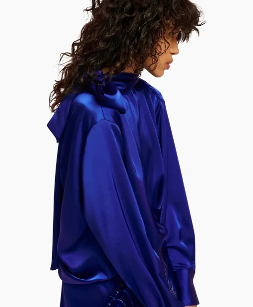 Essentiel Antwerp Top Esatin Blauw*Dames T-Shirts & Tops