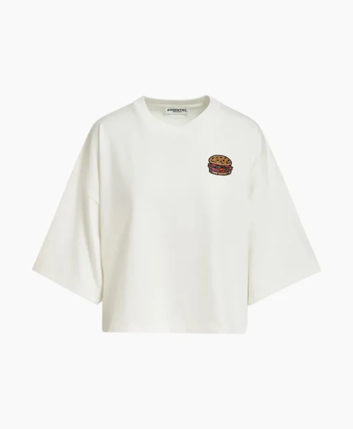 Essentiel Antwerp T-Shirt Korte Mouw Fuente Off White*Dames T-Shirts & Tops