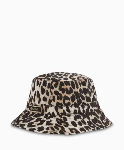 Ganni Hoed Bucket Bruin*Dames Hoeden