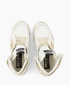 Golden Goose Sneaker Sky Star Nappa Upper Laminated Wit*Dames Sneakers