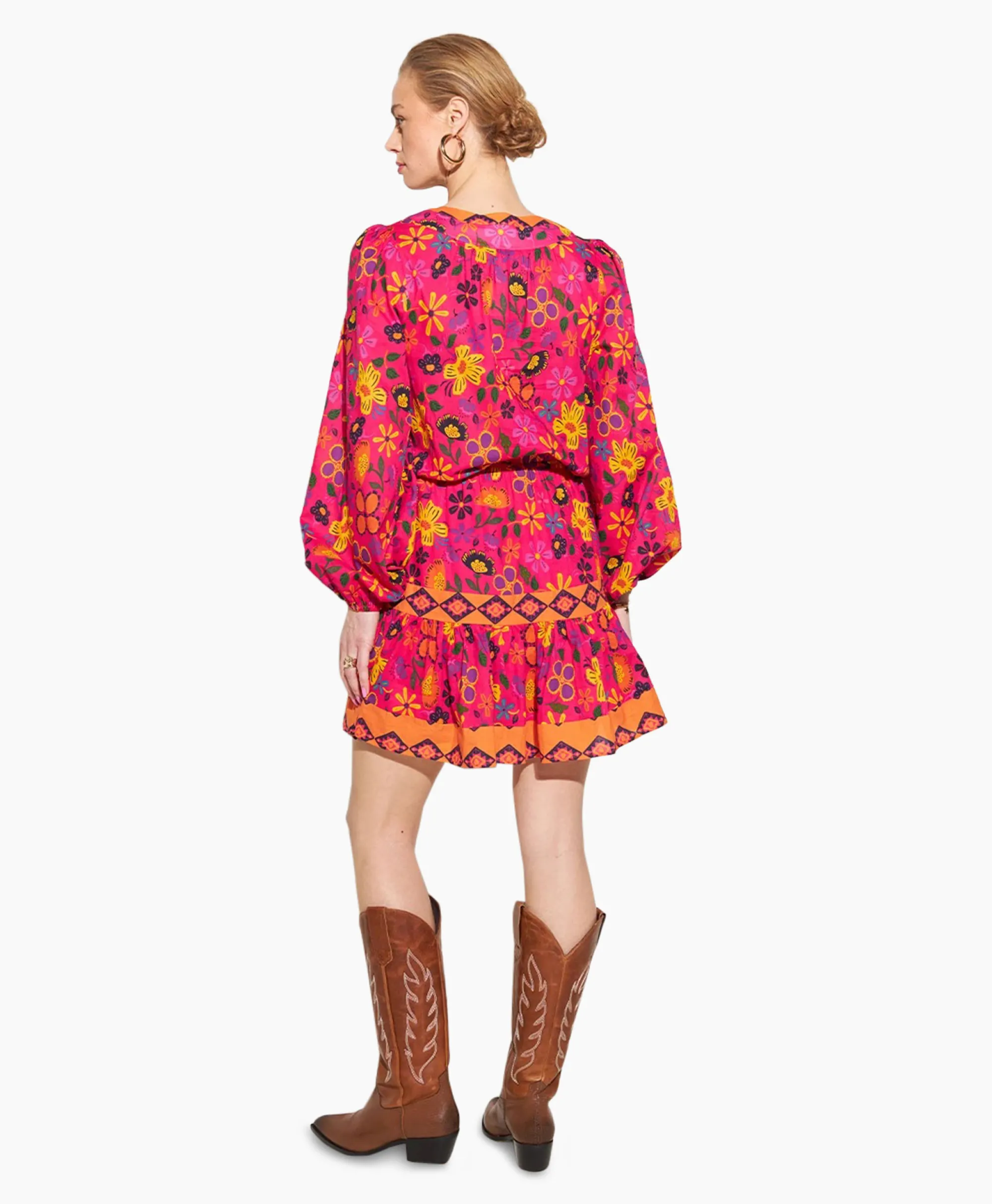 Harper & Yve Harper & Yve Mini Jurk Max-Dr Roze*Dames Jurken