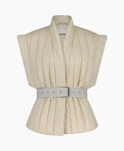 Isabel Marant Gilet Ajali-Ga Ecru*Dames Gilets