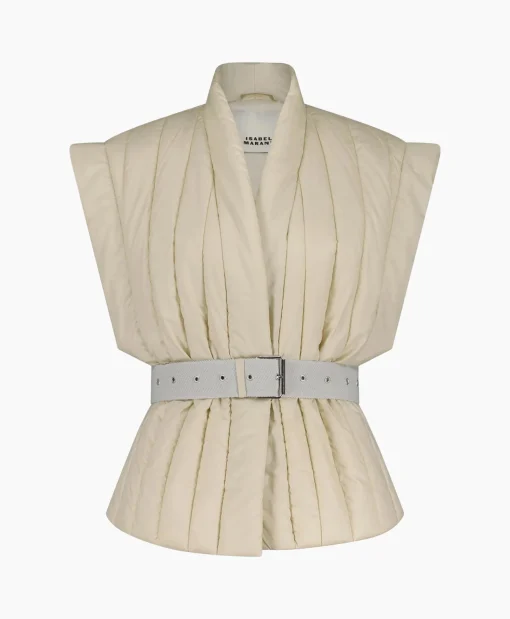Isabel Marant Gilet Ajali-Ga Ecru*Dames Gilets