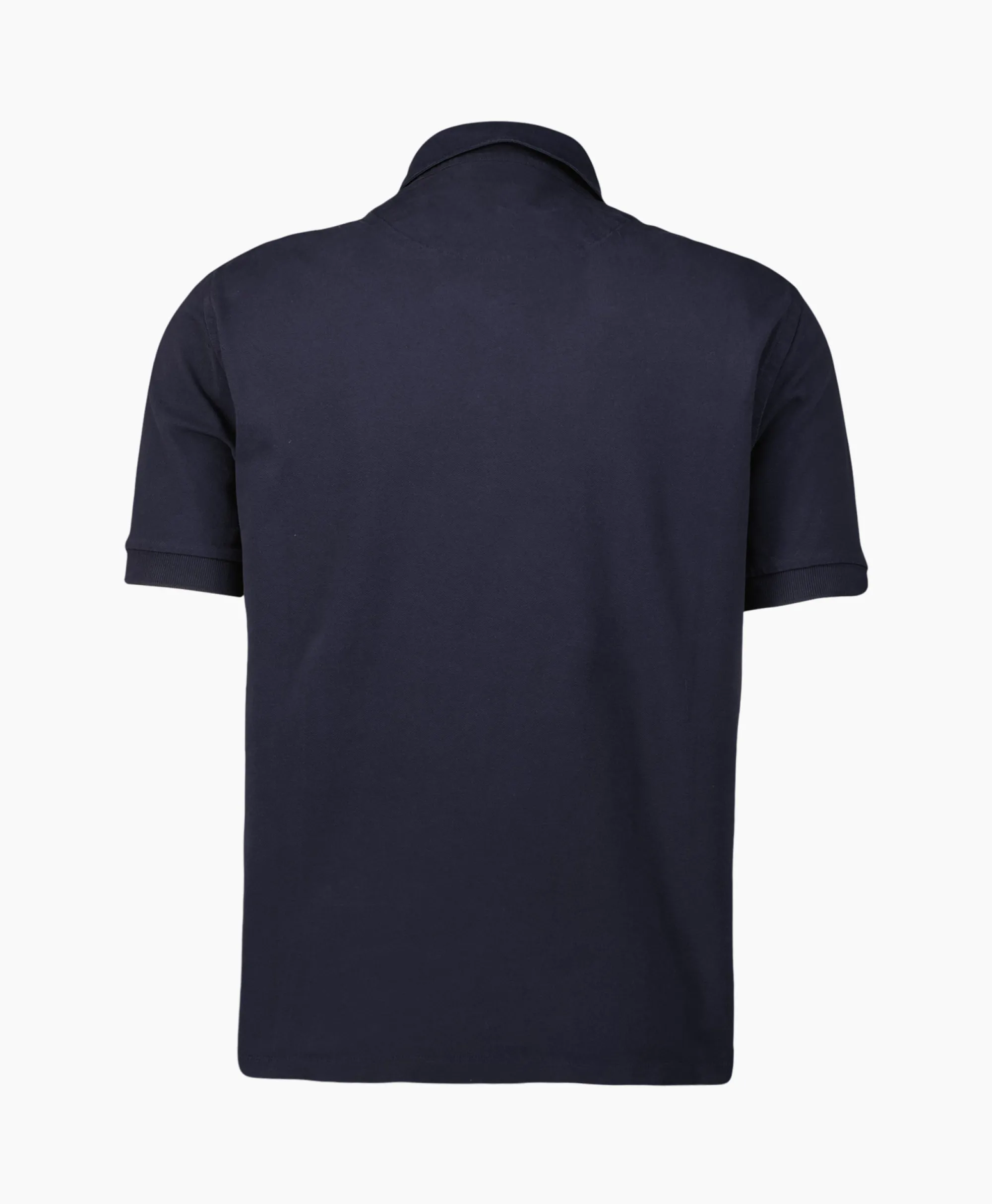 Jacob Cohen Polo M/C Dettagli Con Popeline Donker Blauw*Heren Polo's