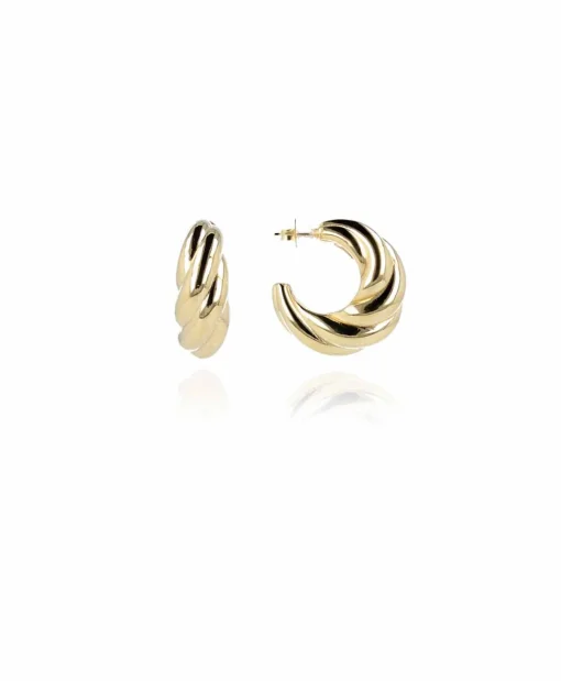 Lott. Gioielli Oorbellen Cl Twist Creole S Goud*Dames Sieraden