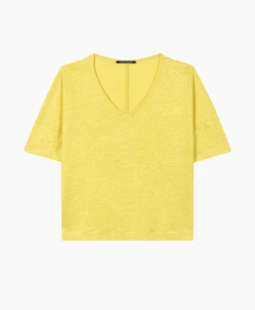 Luisa Cerano T-Shirt 398130/7687-0 Geel*Dames T-Shirts & Tops