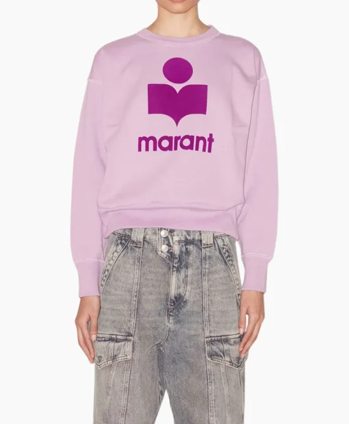 Marant Étoile Marant Etoile Pullover Mobyli Lila*Dames Truien