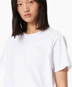 Marant Étoile Marant Etoile T-Shirt Korte Mouw Aby-Gb Wit*Dames T-Shirts & Tops
