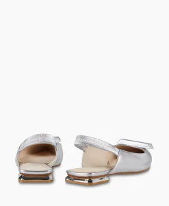 Marccain Bags And Shoes Ballerina Wb Sf.01 L05 Zilver*Dames Instappers