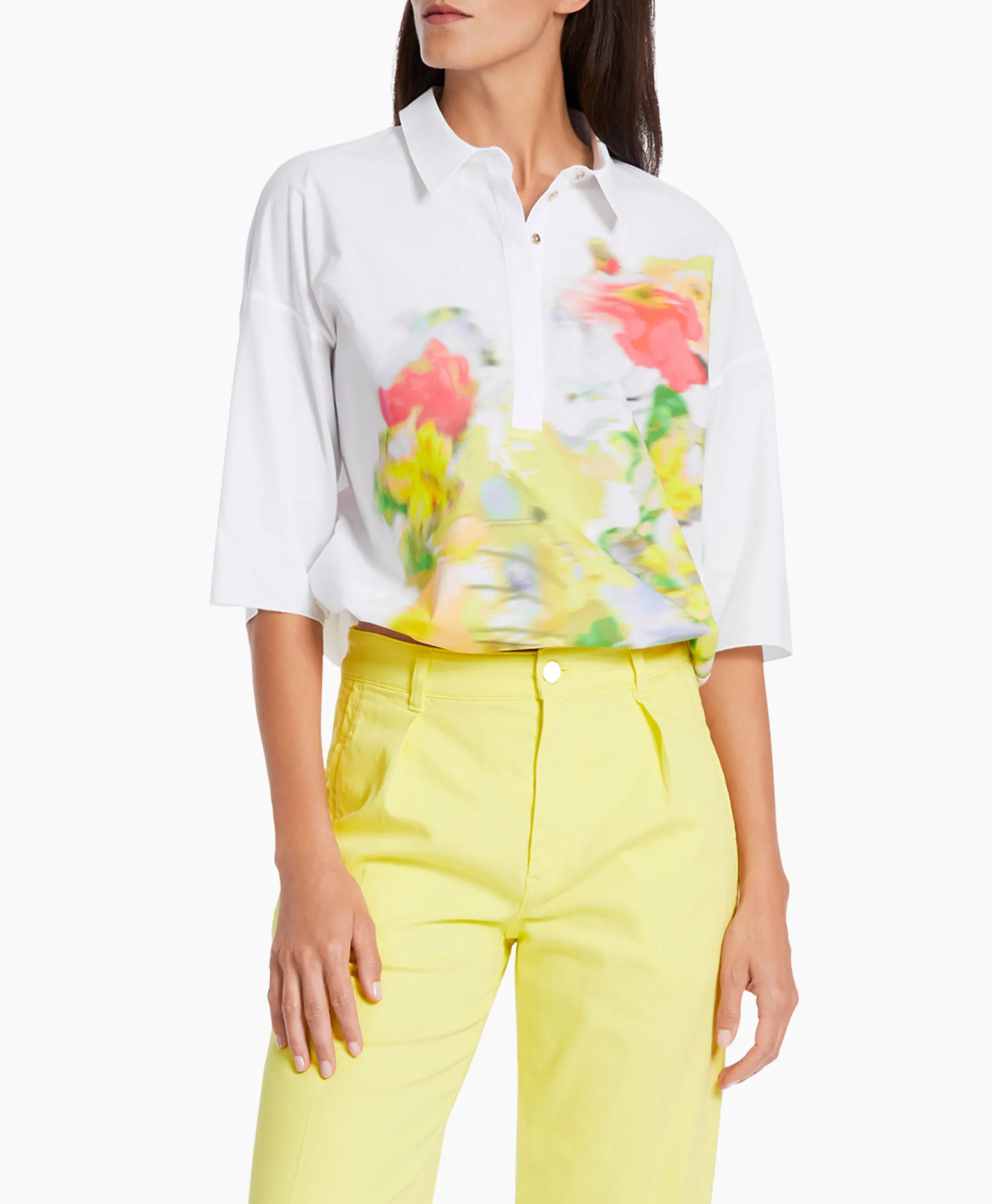 Marccain Collectie Blouse Wc 55.02 J28 Wit*Dames Blouses