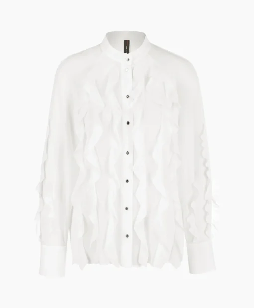 Marccain Collectie Blouse Wc 51.27 W44 Off White*Dames Blouses