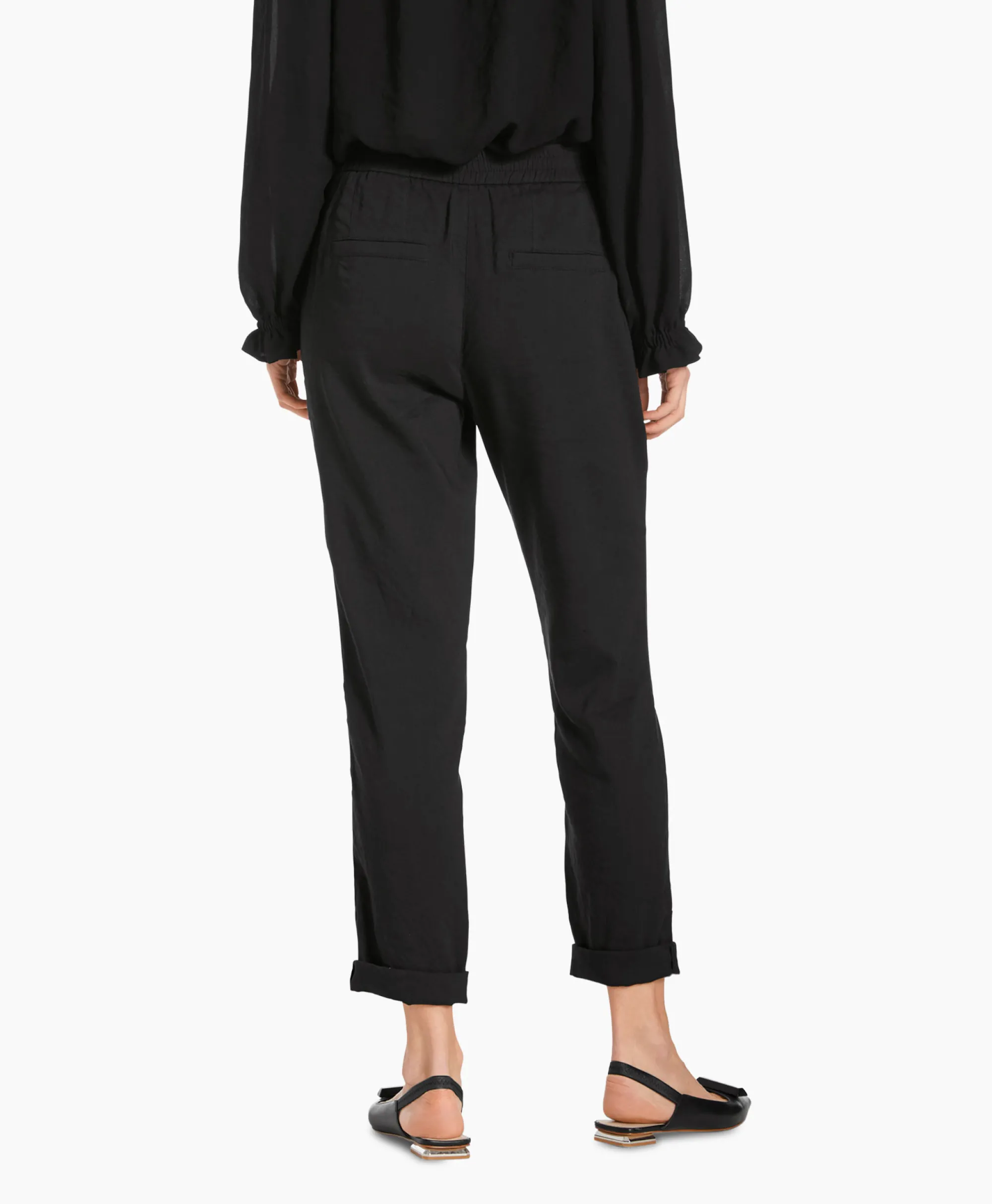 Marccain Collectie Broek Wc 81.59 W47 Zwart*Dames Broeken