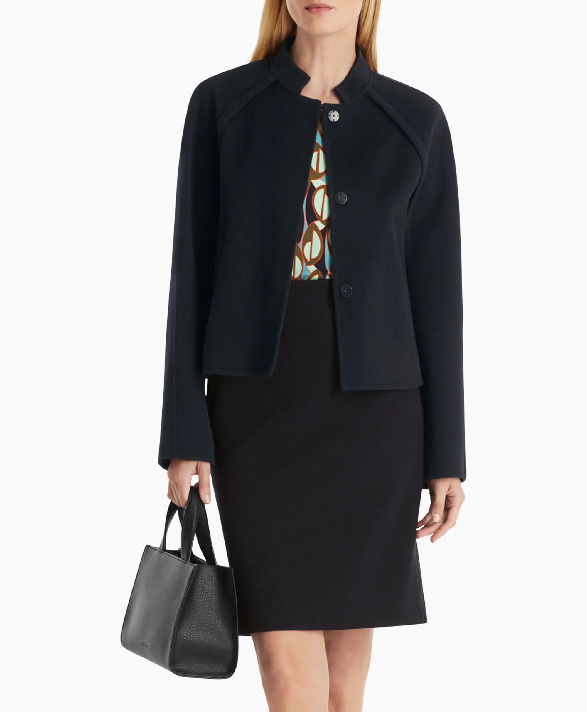 Marccain Collectie Jack Wc 12.01 W33 Midden Blauw*Dames Jassen