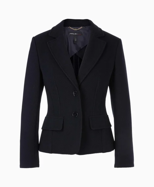 Marccain Collectie Jasje Wc 34.11 J09 Midden Blauw*Dames Blazers