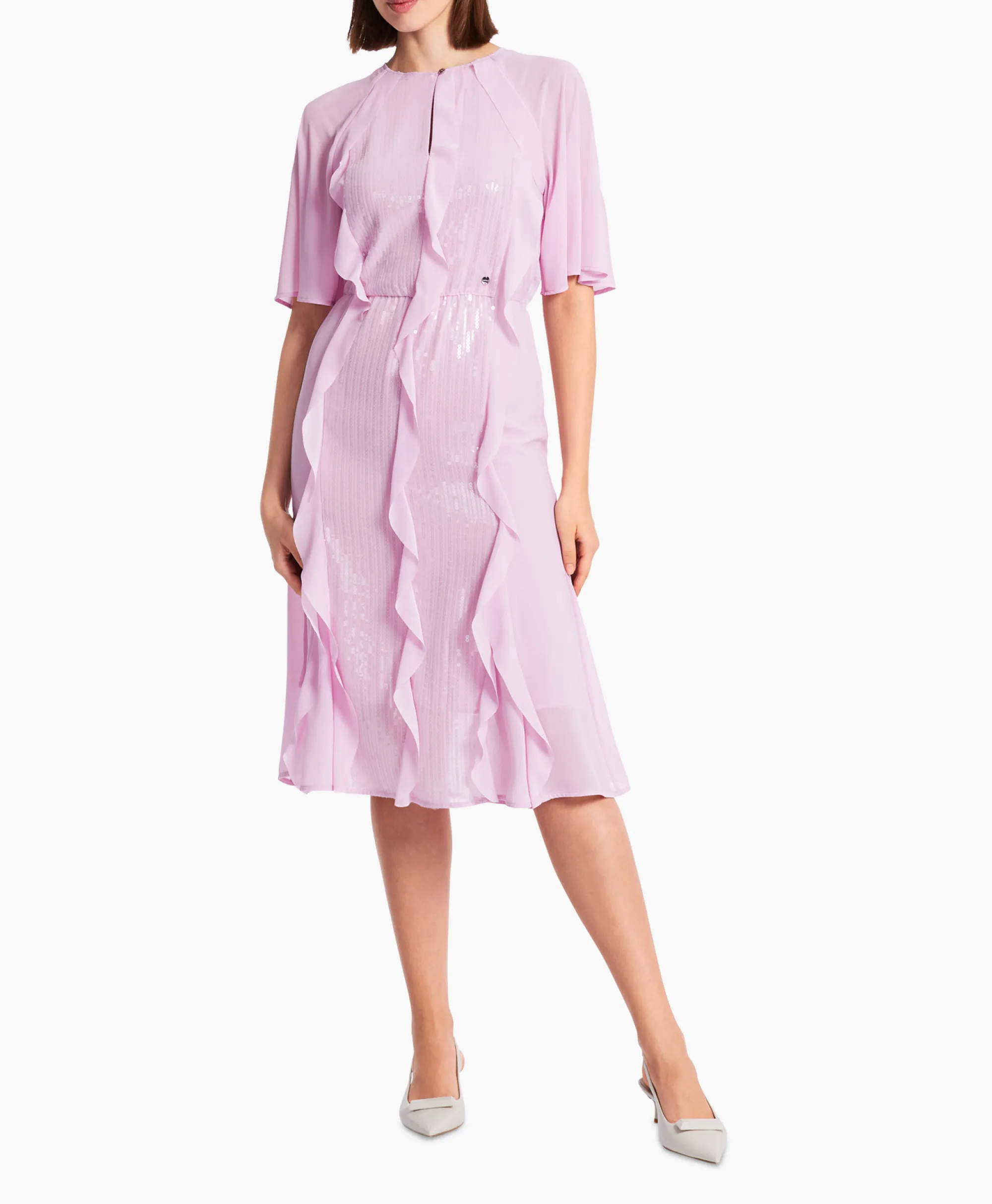 Marccain Collectie Jurk Wc 21.35 W44 Lavendel*Dames Bruiloftskleding