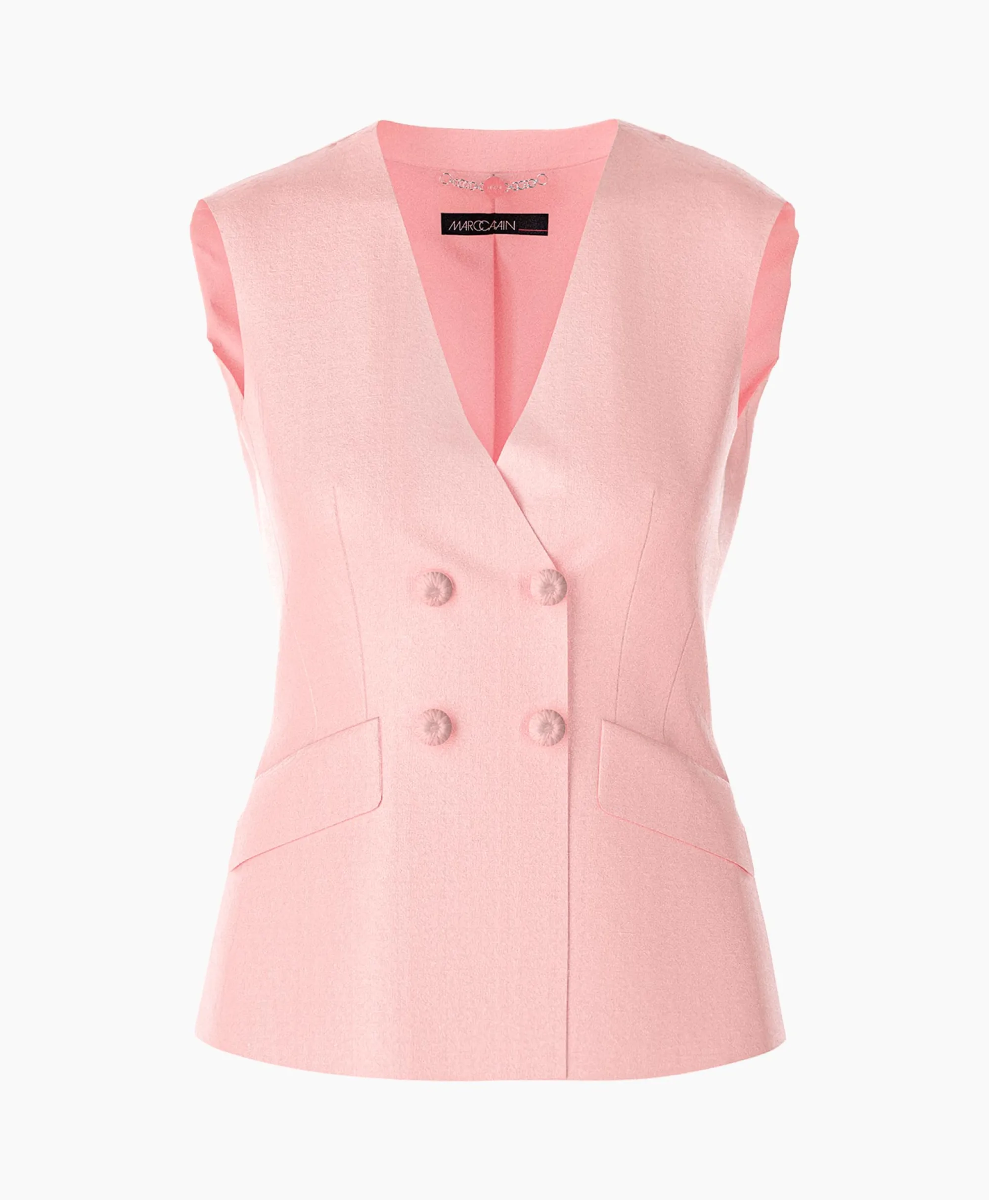 Marccain Collectie Vest Wc 37.04 W84 Zalm*Dames Vesten