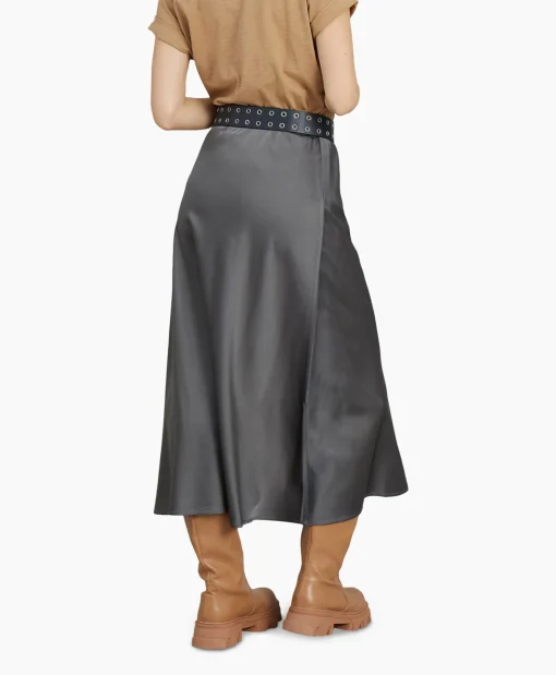 Munthe Midi Rok Babe Groen*Dames Rokken