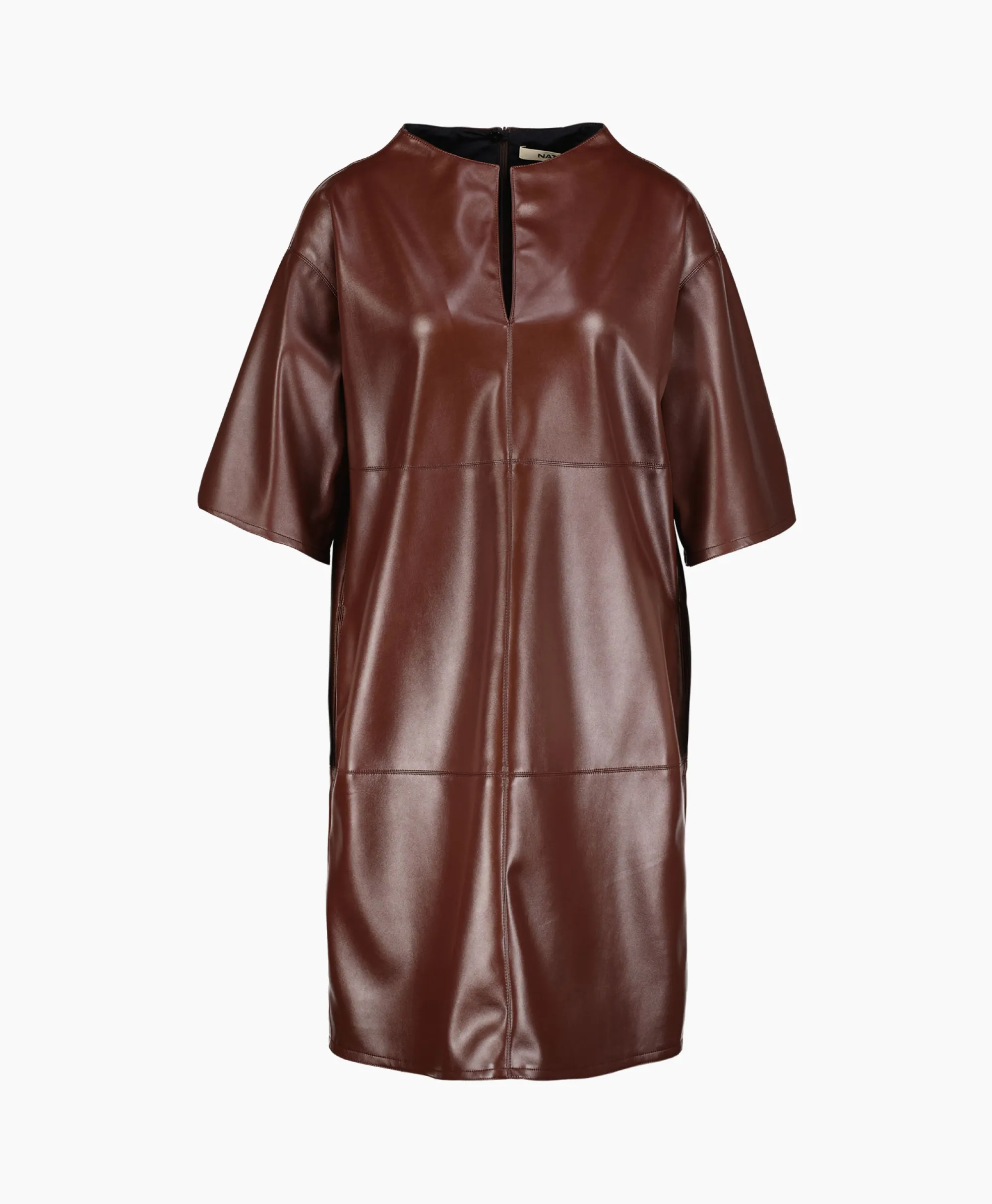 Natan Mini Jurk Velcro2-J8Ltx03 Bruin*Dames Jurken