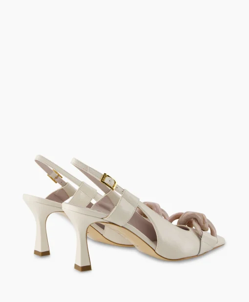 Natan Schoenen Pump Nappa C735 + Fb. Lartigiana Tm24174/V1 Nudeecru*Dames Pumps